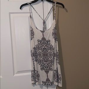 Tank top with braided straps
